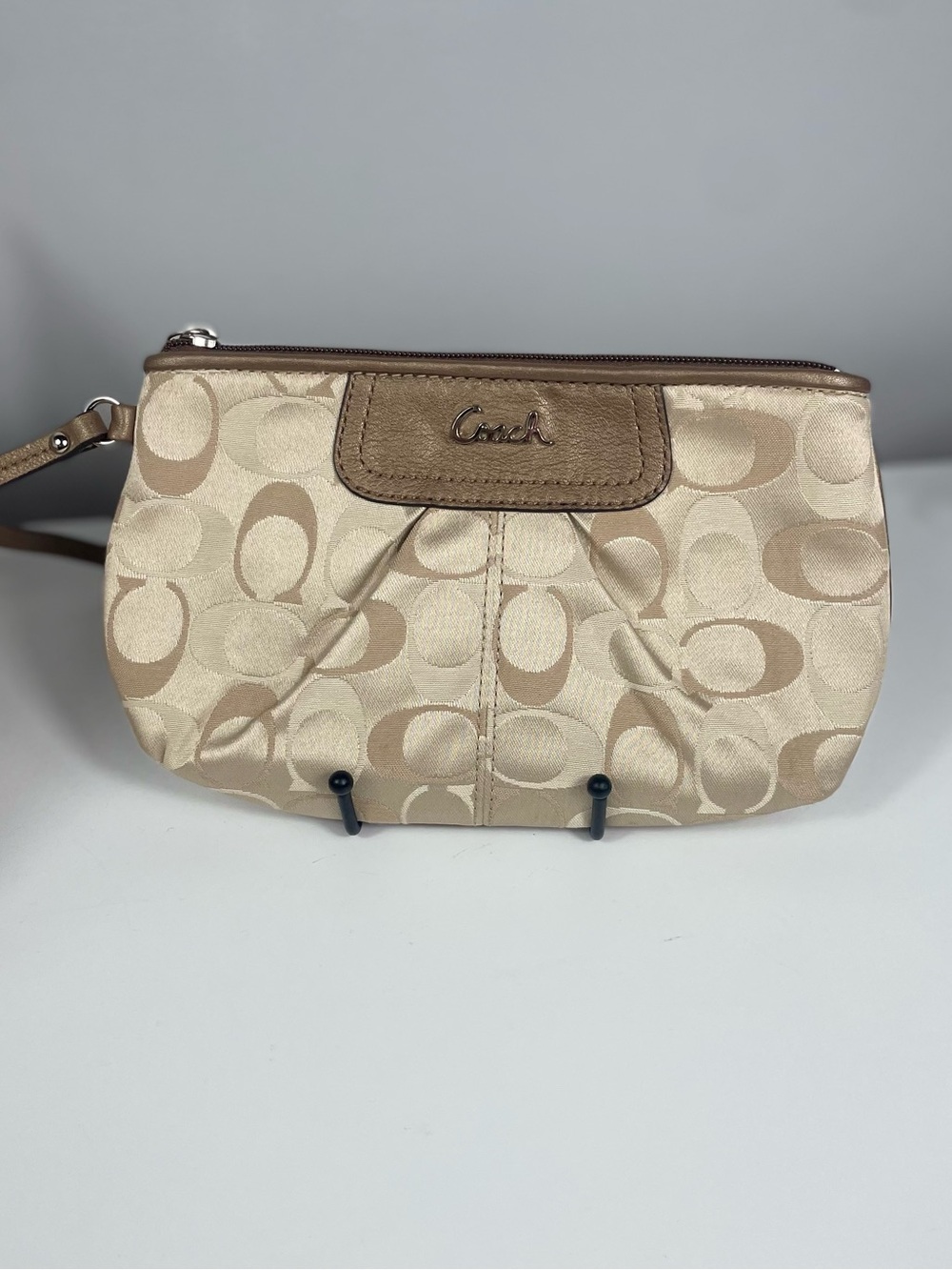 Coach Madison Vintage Large Pleated Wristlet